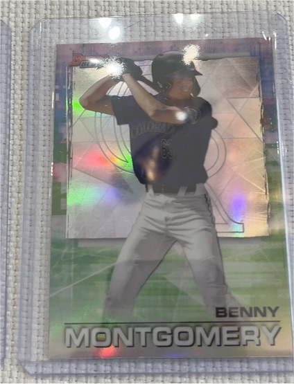 2021 Bowman's Best #83 Benny Montgomery — front