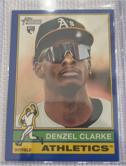 2025 Topps Heritage High Number #571 Denzel Clarke — front