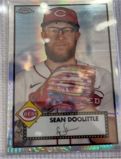 2021 Topps Chrome Platinum Anniversary #452 Sean Doolittle — front