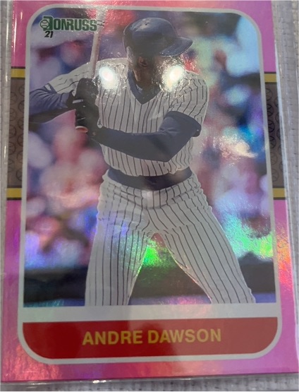 2021 Donruss #258 Andre Dawson — front