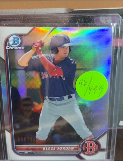 2022 Bowman Chrome Prospects #BCP-58 Blaze Jordan — front