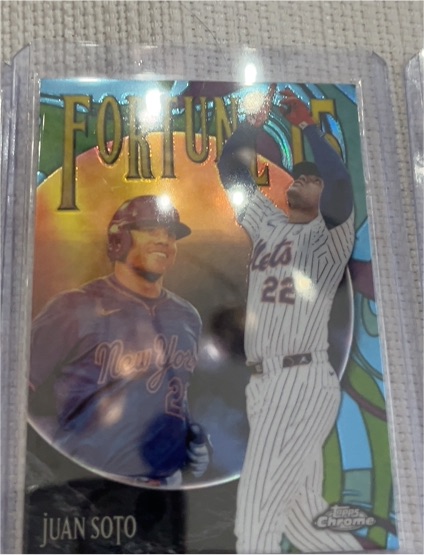 2025 Topps Chrome Update Fortune 15 #F15-1 Juan Soto — front