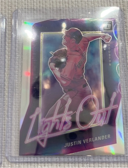 2021 Donruss Optic #LO10 Justin Verlander Lights Out — front