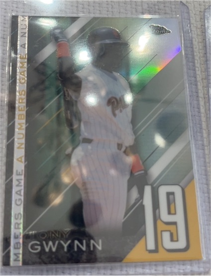 2020 Topps Chrome A Numbers Game #NGC-15 Tony Gwynn — front