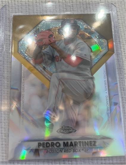 2022 Topps Chrome Update Diamond Greats #DGC-5 Pedro Martinez — front