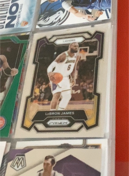 2022-23 Panini Prizm #6 LeBron James — front