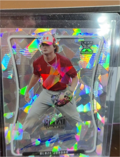 2020 Leaf Metal Draft #BA-BJ1 Blaze Jordan — front