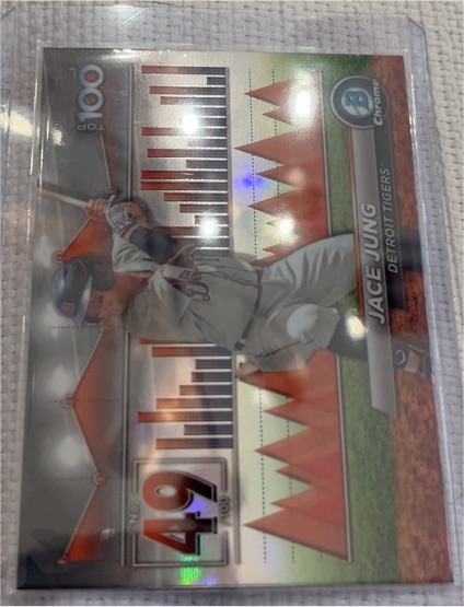 2024 Bowman Scouts Top 100 #BTP-49 Jace Jung — front