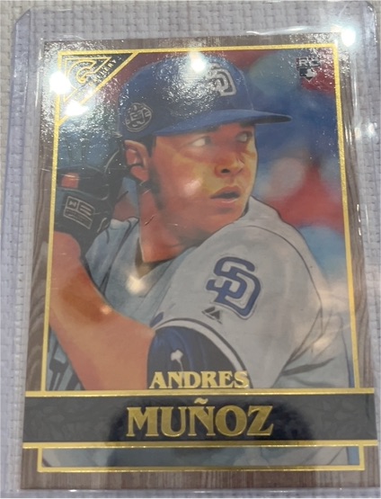 2020 Topps Gallery #67 Andres Munoz Rookie Card — front