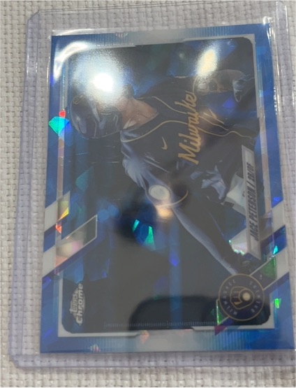 2021 Topps Chrome Update Sapphire #US112 Jake Peterson — front
