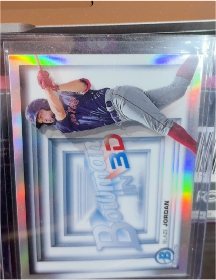 2022 Bowman Chrome #B3D-7 Blaze Jordan Bowman in 3D — front