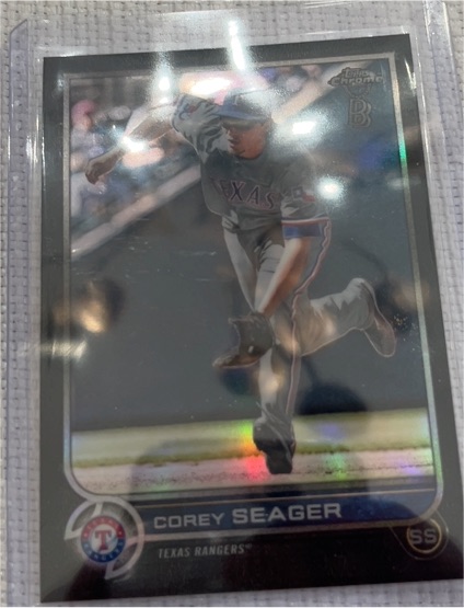 2022 Topps Chrome #101 Corey Seager — front