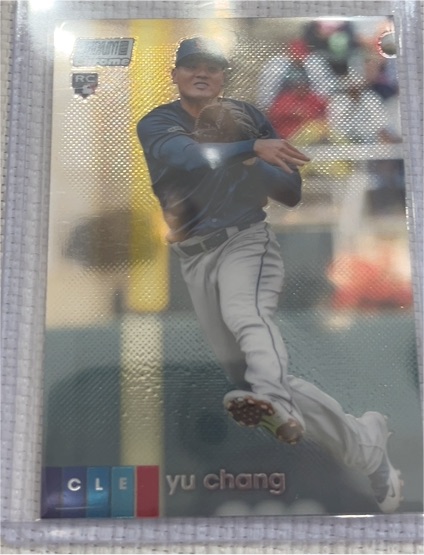 2020 Topps Stadium Club Chrome #86 Yu Chang — front