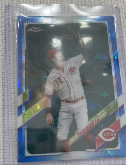 2021 Topps Chrome Update Sapphire #US34 Tyler Naquin — front
