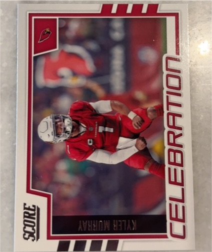 2022 Panini Score Celebration #C-KM Kyler Murray — front