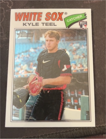 2026 Topps Heritage #182 Kyle Teel — front