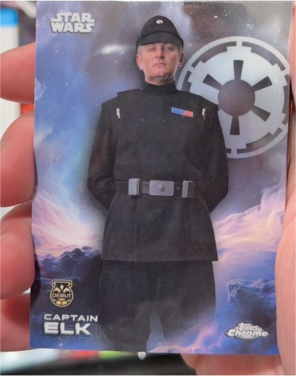 2025 Topps Chrome Star Wars #16 Captain Elk — front