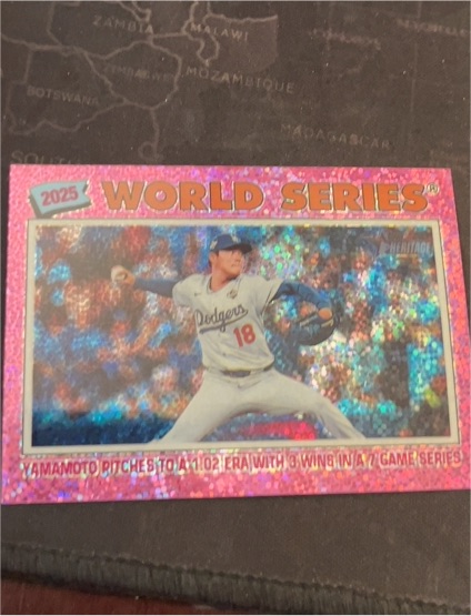 2025 Topps Heritage #313 Yoshinobu Yamamoto — front