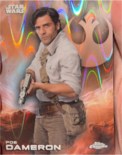 2025 Topps Chrome Star Wars #145 Poe Dameron — front