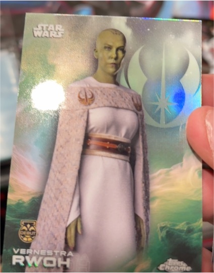 2025 Topps Chrome Star Wars #188 Vernestra Rwoh — front