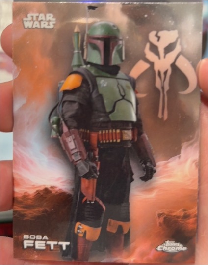 2025 Topps Chrome Star Wars #11 Boba Fett — front