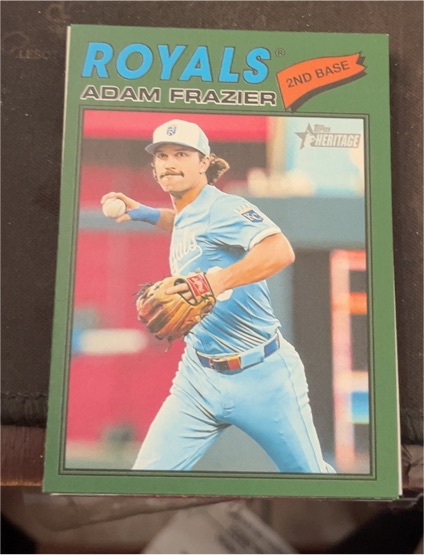 2026 Topps Heritage #262 Adam Frazier — front