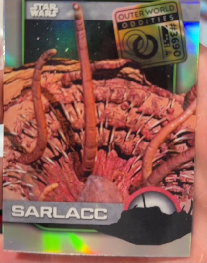 2025 Topps Chrome Star Wars Outer World Oddities #UO-19 Sarlacc — front