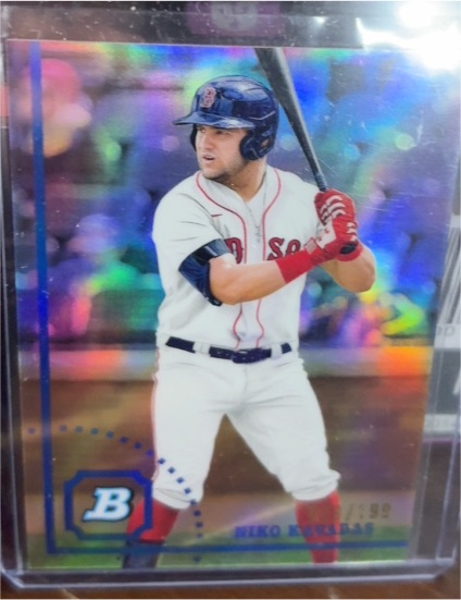 2022 Bowman Heritage Chrome #BHPC-66 Niko Kavadas — front