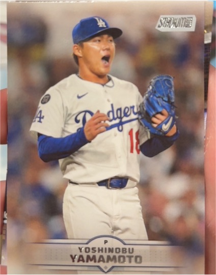 2025 Topps Stadium Club #184 Yoshinobu Yamamoto — front