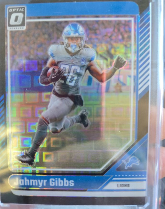 2024 Panini Donruss Optic #64 Jahmyr Gibbs — front