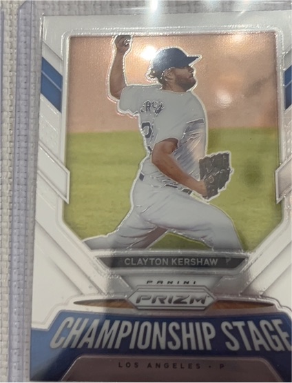 2021 Panini Prizm Championship Stage #CS2 Clayton Kershaw — front