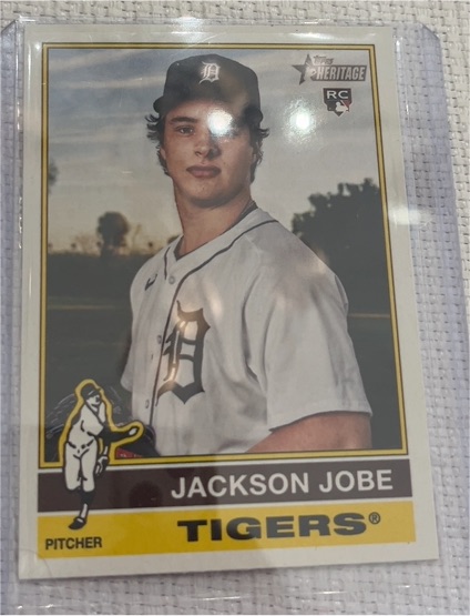 2025 Topps Heritage #389 Jackson Jobe — front