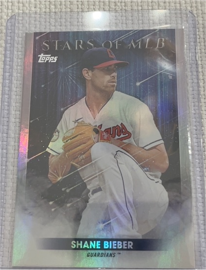 2022 Topps Series 2 Stars of MLB Chrome #SMLBC-42 Shane Bieber — front