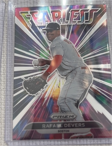 2022 Panini Prizm #FL-12 Rafael Devers Fearless — front