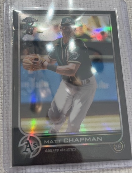 2022 Topps Chrome #168 Matt Chapman — front