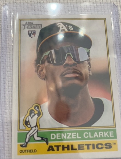 2025 Topps Heritage High Number #571 Denzel Clarke — front