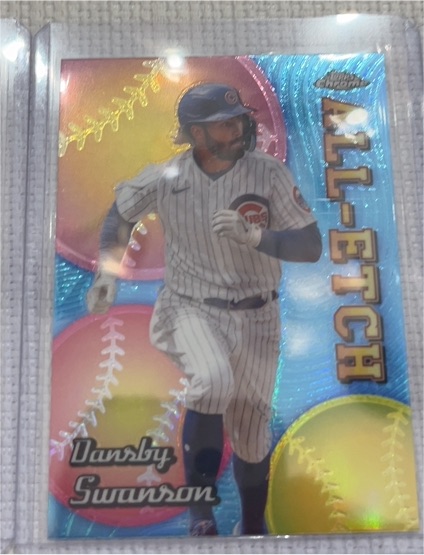 2024 Topps Chrome All-Etch #CAE-18 Dansby Swanson — front