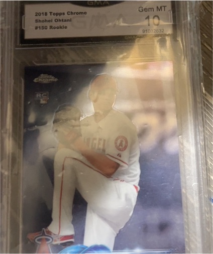 2018 Topps Chrome #150 Shohei Ohtani Rookie — front