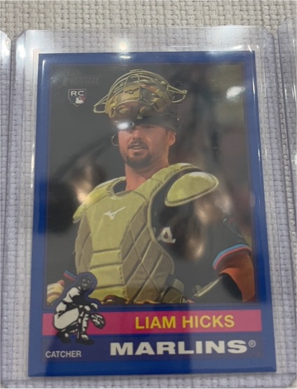 2025 Topps Heritage High Number #640 Liam Hicks — front