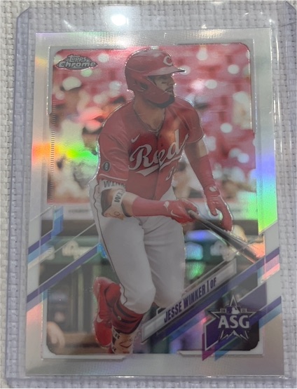 2021 Topps Chrome Update #ASG-14 Jesse Winker 2021 All-Star Game — front