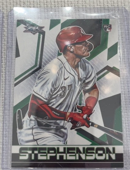 2021 Topps Fire #18 Tyler Stephenson — front