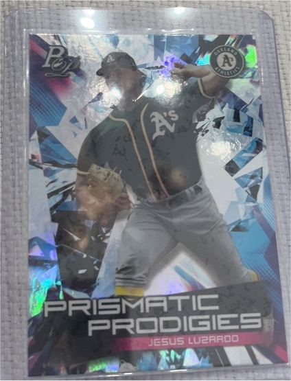 2019 Bowman Platinum Prismatic Prodigies #PPP-9 Jesus Luzardo — front
