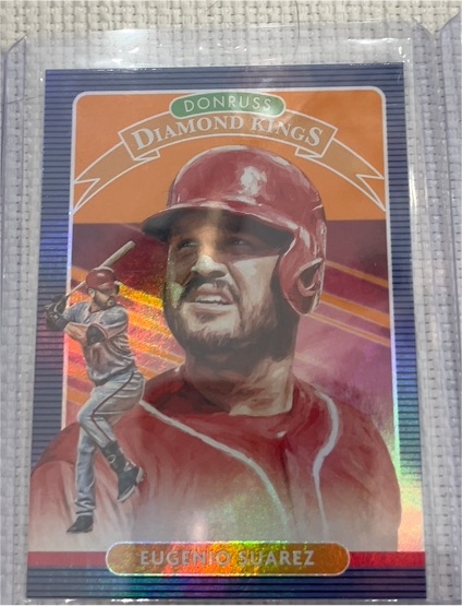 2020 Donruss Diamond Kings #4 Eugenio Suarez — front