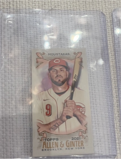 2021 Topps Allen & Ginter Mini #37 Mike Moustakas — front