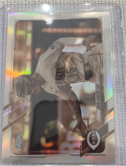 2021 Topps Chrome #185 Nick Senzel Sepia Refractor — front