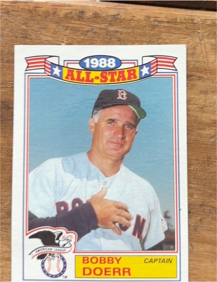 1989 Topps All-Star 1988 Commemorative Set #11 Bobby Doerr — front