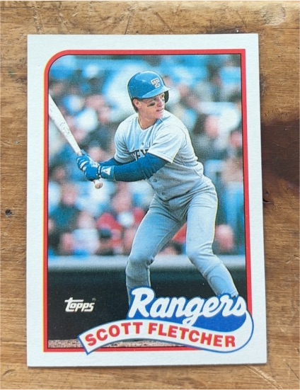 1989 Topps #295 Scott Fletcher — front