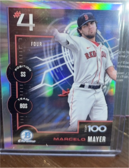 2025 Bowman Chrome #BTP-4 Marcelo Mayer — front