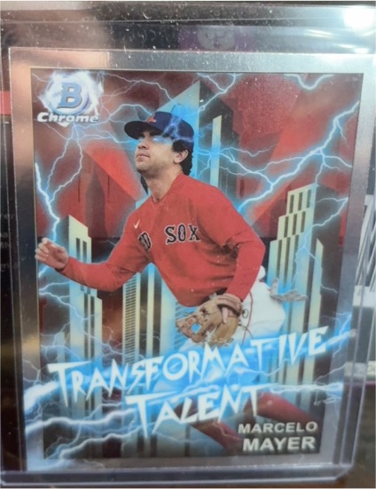 2023 Bowman Chrome Draft #TT-6 Marcelo Mayer Transformative Talent — front