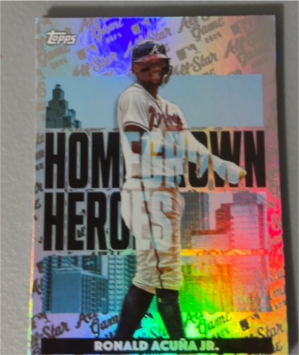 2025 Topps All-Star Game #HH-1 Ronald Acuna Jr. Homegrown Heroes — front